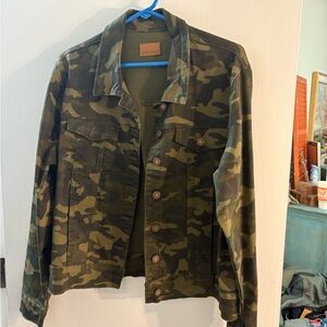 Judy Blue Olive Camouflage Jacket